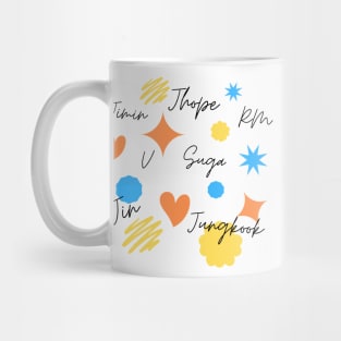 BTS  PTD Names Mug